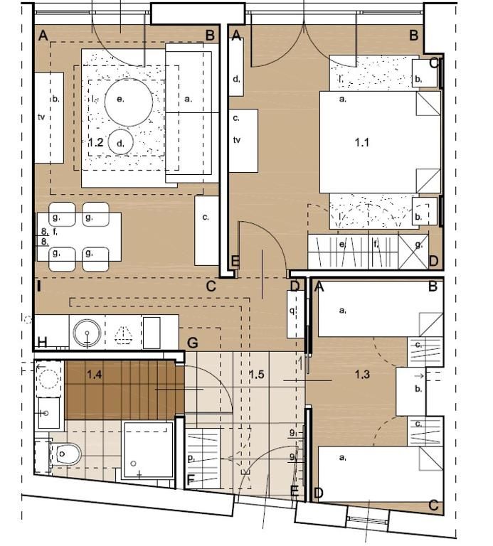 Апартаменты Apt Miedzymorze - Apartamenty Wypoczynkowe Юрата